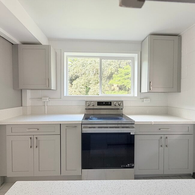 Brand new full size kitchen with all stainless steel appliances including dishwasher! - 1739 Kamohoalii St