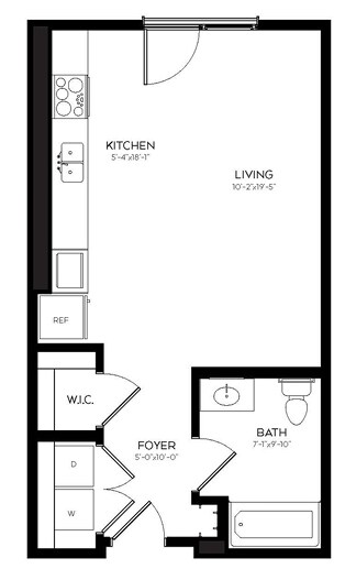 Floorplan - The Franklin at 11th Street Station