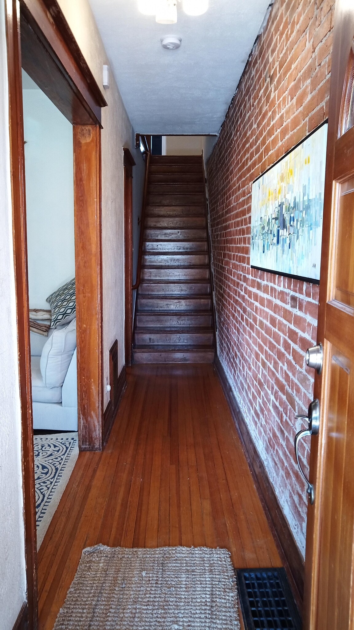 Front hallway before floors - 2415 N Vine St