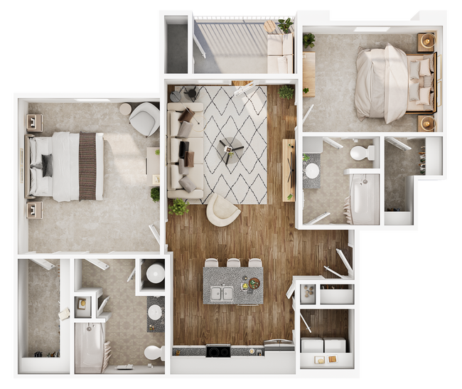 Floorplan - Hathaway at Lake Norman Apartments