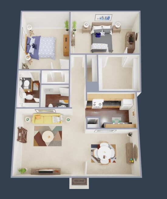 Floorplan - Havenwood Apartment Homes