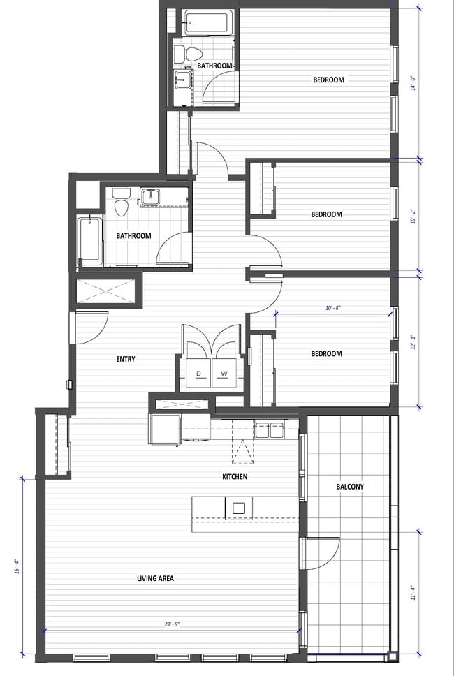 Floorplan - Hyas Point Apartments
