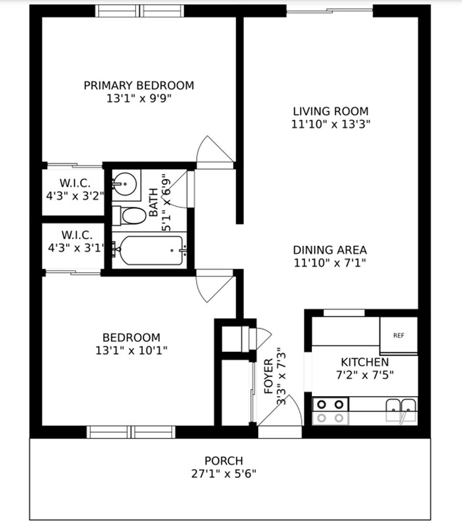 Floorplan - Kingman Apartments