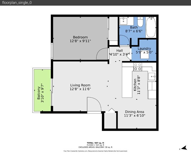 Building Photo - $1,295.00, One Bedroom, one bath, located ...