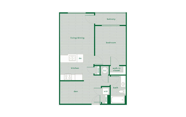 Floorplan - The Piedmont Raleigh