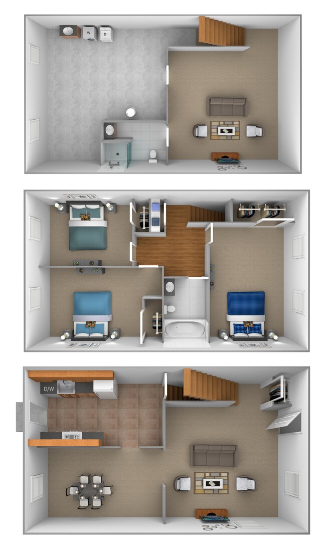 Floorplan - Walnut Grove Townhomes*