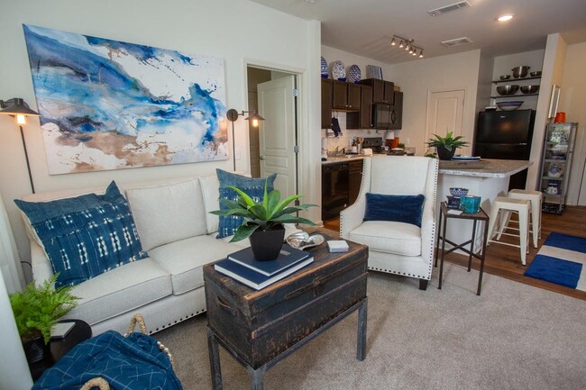 Legacy at Walton Green Model Living Room - Legacy at Walton Green Apartments