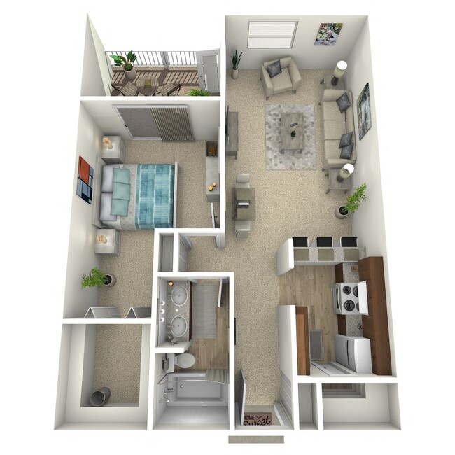 Floorplan - Carondelet Apartments