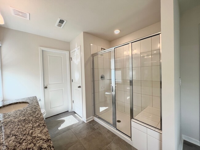 Beautiful shower in Primary bedroom - 47 Cedar Hill Rd