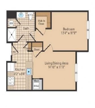 1BR/1BA - Mary Taylor House - A 62 & Older Community