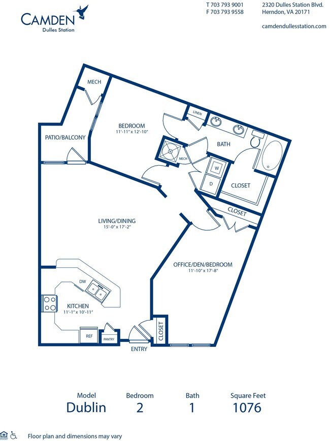 Floorplan - Camden Dulles Station