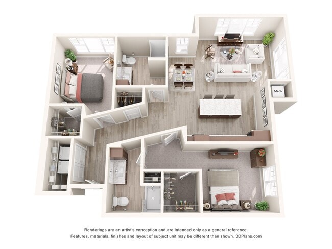 Floorplan - The Winslow 62+ Apartments