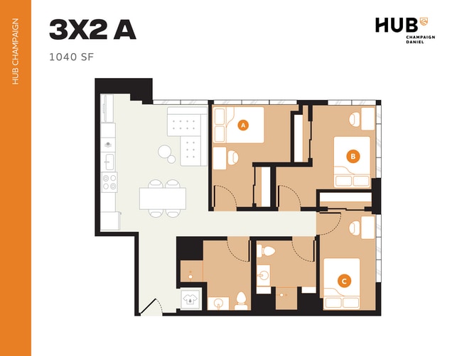 3x2 A - Hub Champaign