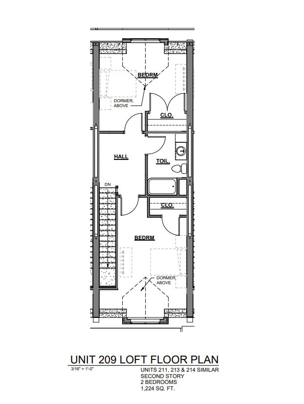 Floorplan - 1015 N Main Ave Apartments