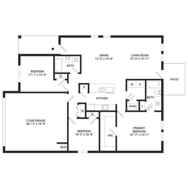 Floorplan - The Nexus at Kingsland Heights