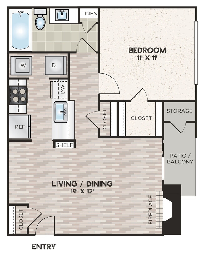 Floorplan - Knowlton Apartment Homes