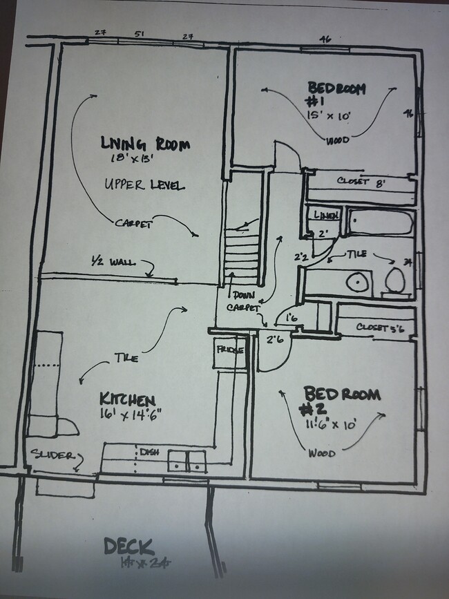 Floor Plan 2nd Floor - 3919 N Donna Ln