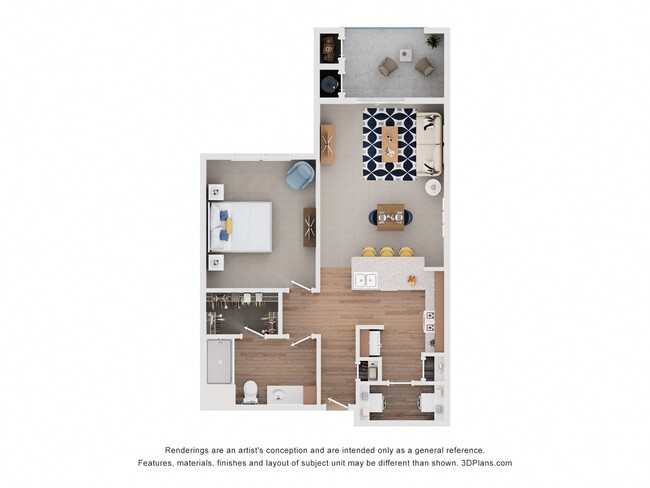 Floorplan - Mariposa at Bay Colony 55+ Apartments