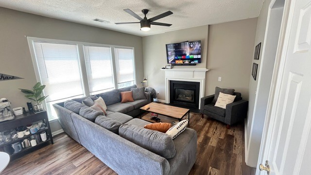 Den w/ fireplace, - 10950 Wittenridge Dr