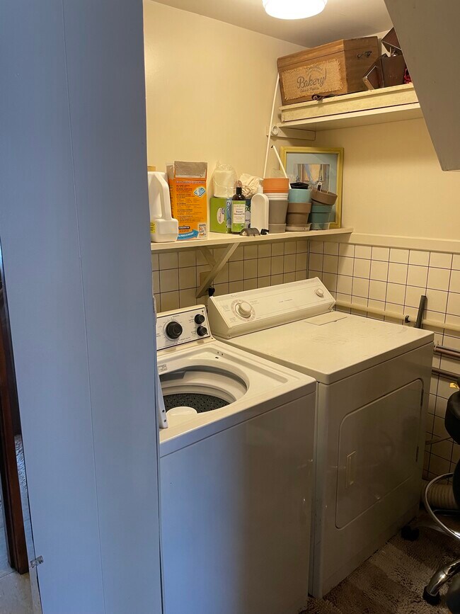 Laundry room with washer and dryer - 137 Oak St