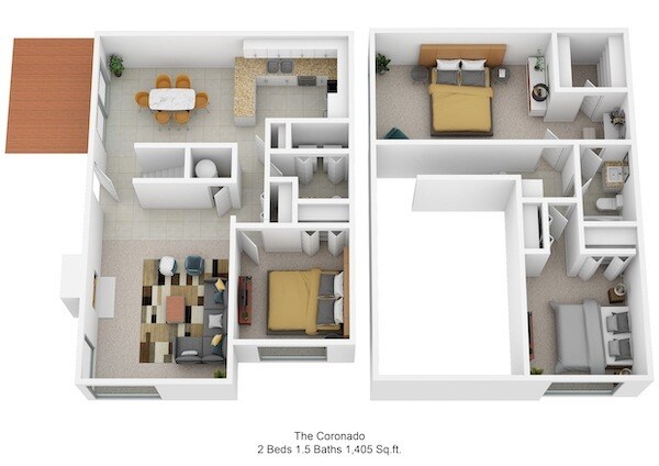 Floorplan - Harpers Point Apartments*
