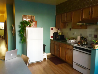 Kitchen area - view/angle from apartment entrance - 1168 S 10th St