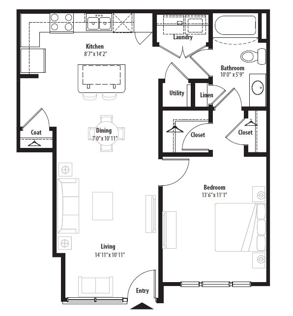 Floorplan - Springs at Egan Drive