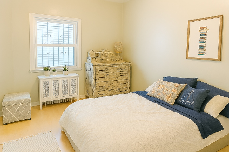 Versatile 3rd bedroom ideal for an office or optional third bedroom - 56 Jefferson Ave