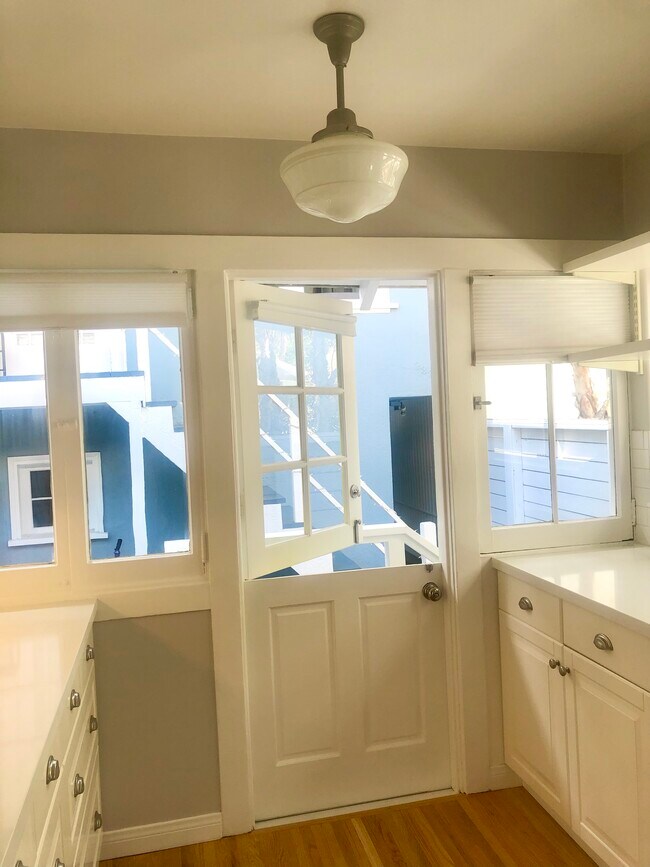 Dutch door adds charm and lets in the ocean breeze - 232 Market St