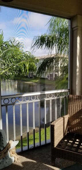 balcony with lake view - 800 San Lino Cir