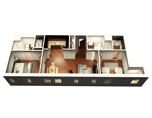 Floorplan - Somerset Place Apartments