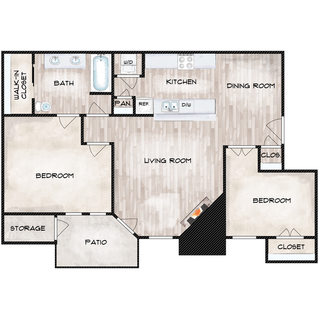 Floorplan - The Davis Apartments