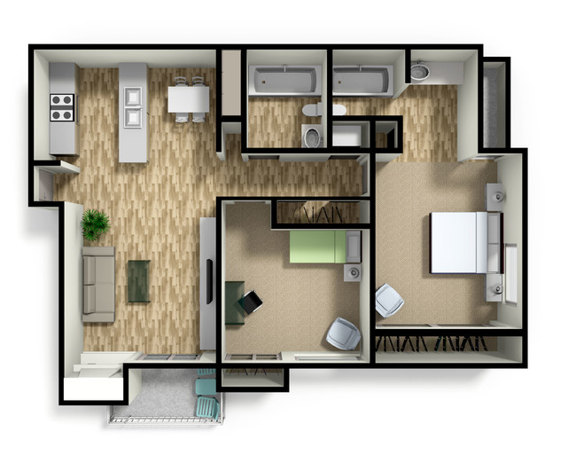 Floorplan - Villas at Holly