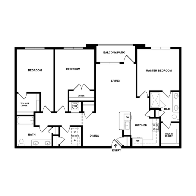 Floorplan - Canyon Springs Apartments