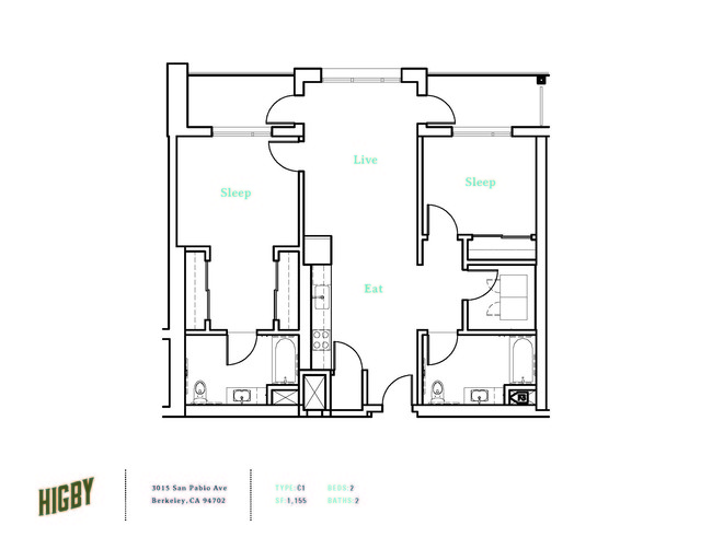 Floorplan - Aquatic Higby