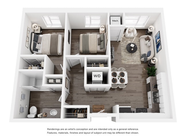Floorplan - North Corktown Apartments