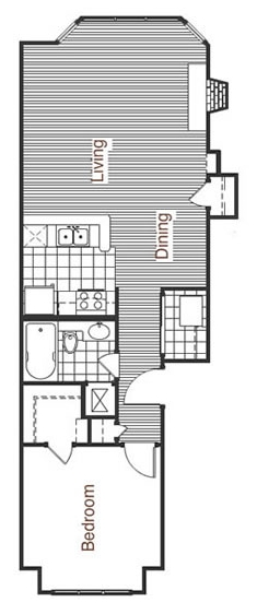 1BR/1BA - Fourth Ward Square