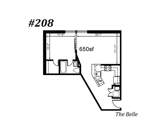 Floorplan - Landmark at 1700 Apartments