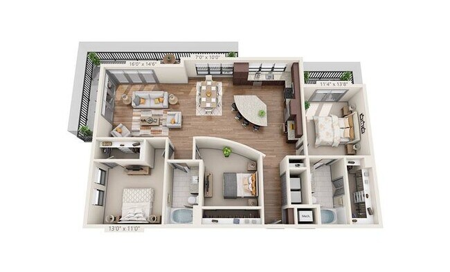 Floorplan - Bridge at The Kenzie