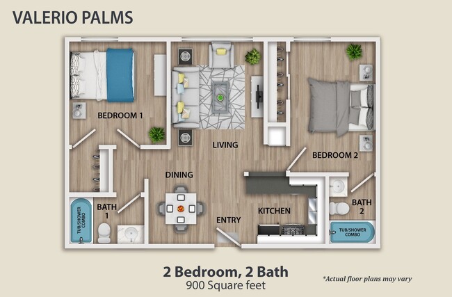 Floorplan - Valerio Palms