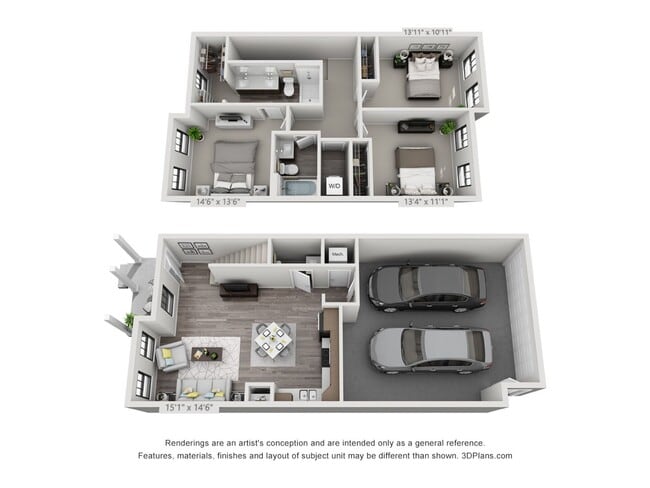 Building Photo - Cove at Prairie Trail Townhomes - Lake View Interior Unit