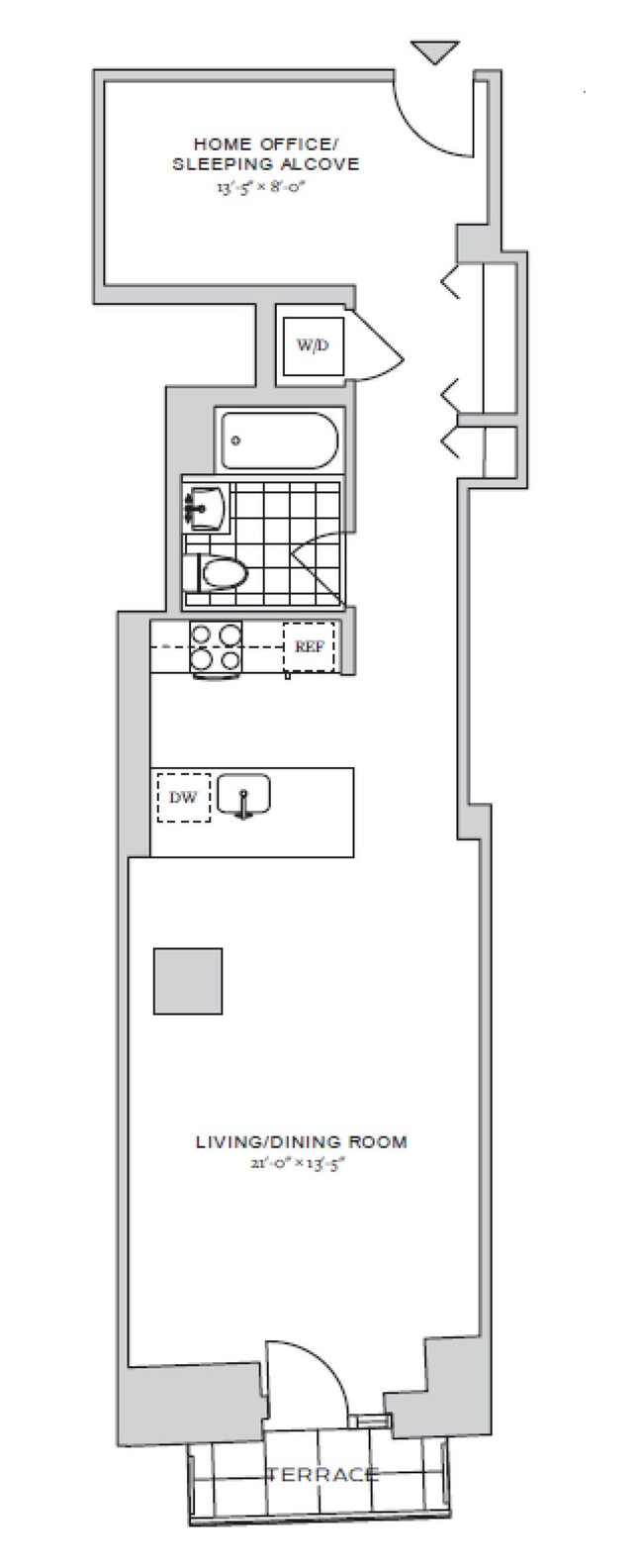 Floorplan - 70 Pine Apartments