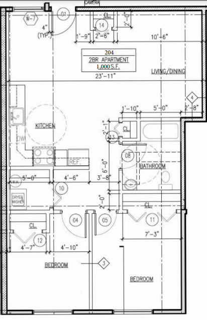 Floorplan - 141-147 Crooks Ave