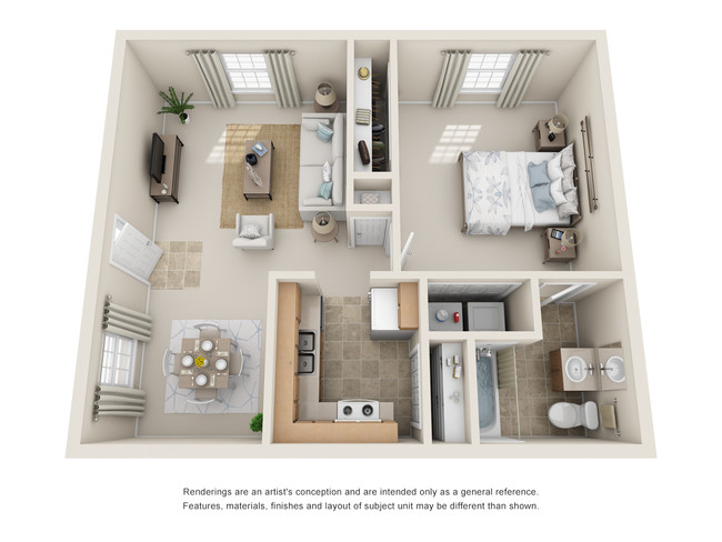 Floorplan - The Cloisters Apartments