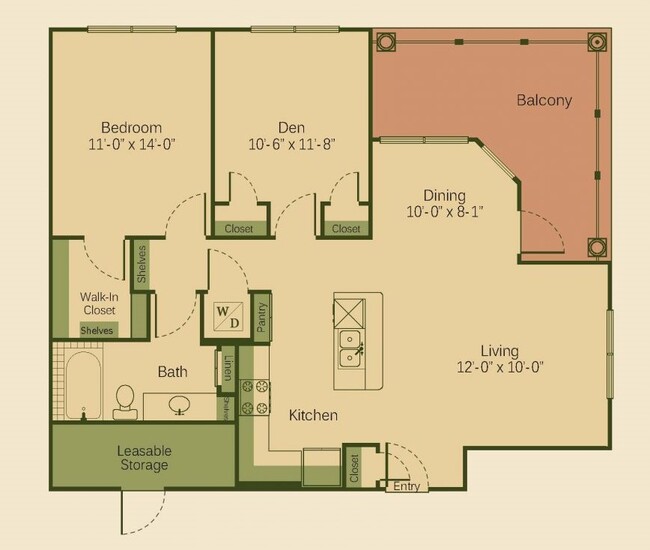 Floorplan - The Langdon at Walnut Park