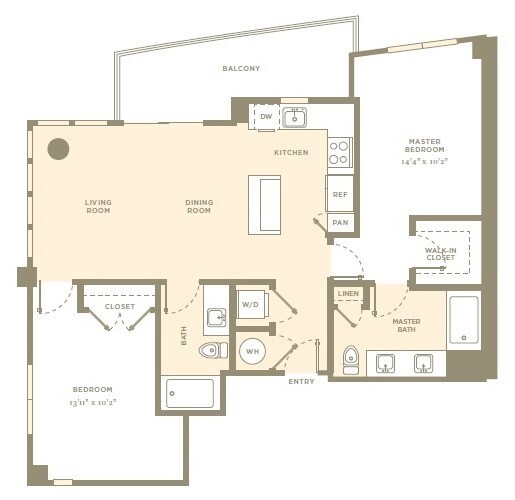 Floorplan - Amaray Las Olas by Windsor