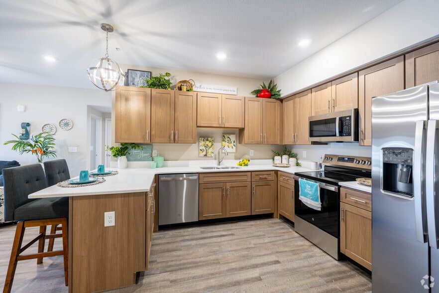 3BR, 2BA - 1,340SF - Kitchen - Sinclair Ridge