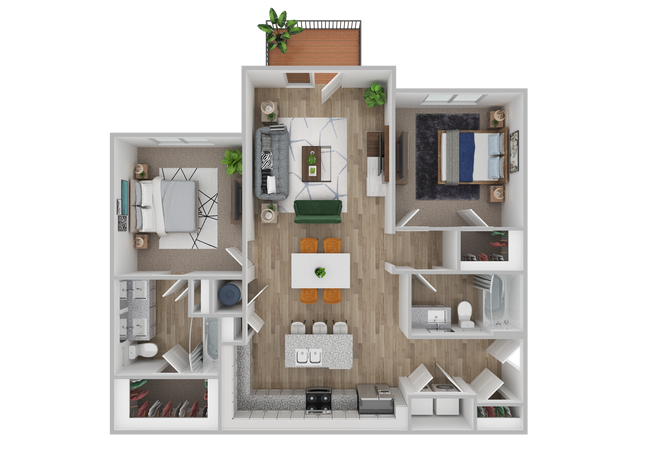 Floorplan - Cotton Mill Apartments