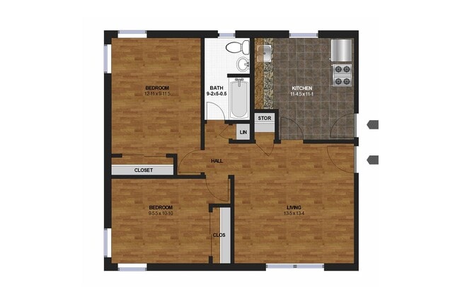 Floorplan - The Lex Apartments