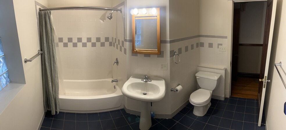 Classic-modern bathroom - 6110 S Evans Ave